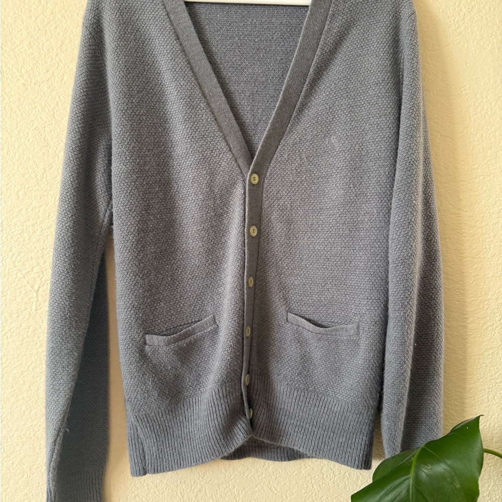 Gray Men's or women’s cardigan